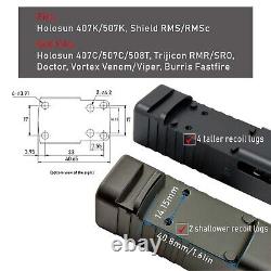 GOWUTAR HHC17C Micro RMSc Red Dot Sight Multiple Reticles 3MOA Dot 46MOA Circle