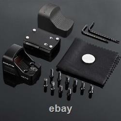 GOWUTAR HHC17C Micro RMSc Red Dot Sight Multiple Reticles 3MOA Dot 46MOA Circle