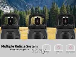 GOWUTAR HHC17C Micro RMSc Red Dot Sight Multiple Reticles 3MOA Dot 46MOA Circle