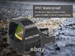GOWUTAR HHC17C Micro RMSc Red Dot Sight Multiple Reticles 3MOA Dot 46MOA Circle