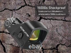 GOWUTAR HHC17C Micro RMSc Red Dot Sight Multiple Reticles 3MOA Dot 46MOA Circle