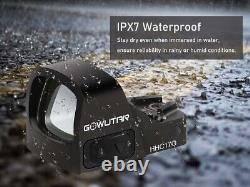 GOWUTAR RMSc Micro Green Dot Sight Shake Awake Pistol Optic for Glock 43x/48 MOS
