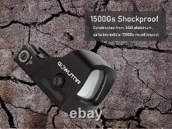 GOWUTAR RMSc Micro Green Dot Sight Shake Awake Pistol Optic for Glock 43x/48 MOS