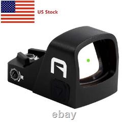 GOWUTAR RMSc Micro Green Dot Sight Shake Awake Pistol Reflex Sight Red Dot A17