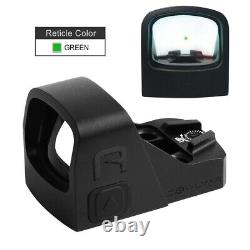 GOWUTAR RMSc Micro Green Dot Sight Shake Awake Pistol Reflex Sight Red Dot A17