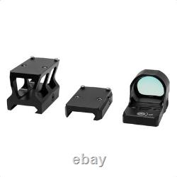 GRITR Caracara 3.0 MOA Motion Wake Red Dot Reflex Sight 2 Mounts Black NEW