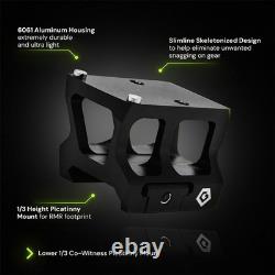 GRITR Caracara 3.0 MOA Motion Wake Red Dot Reflex Sight 2 Mounts Black NEW