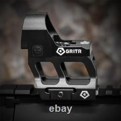 GRITR Caracara 3.0 MOA Motion Wake Red Dot Reflex Sight 2 Mounts Black NEW