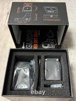 GRITR Caracara 3.0 MOA Motion Wake Red Dot Reflex Sight 2 Mounts Black NEW