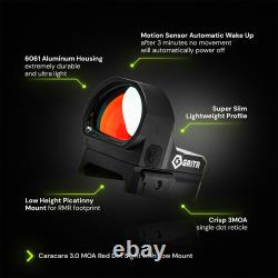 GRITR Caracara 3.0 MOA Single Red Dot Reticle Reflex Sight Mounting Options