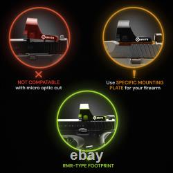 GRITR Caracara 3.0 MOA Single Red Dot Reticle Reflex Sight Mounting Options