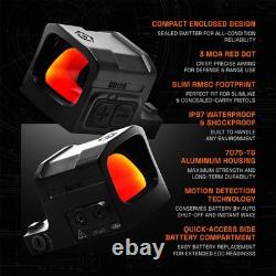 GRITR RD1EC Red Dot Sight, 3 MOA RMSc Mount, Compact Pistol/Shotgun/Rifle Optic