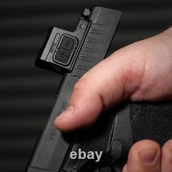 GRITR RD1EC Red Dot Sight, 3 MOA RMSc Mount, Compact Pistol/Shotgun/Rifle Optic