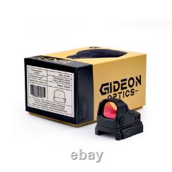 Gideon Judge 1x21mm 3 MOA Red/Green Dot Sights For RMSC Footprint withPicatinny