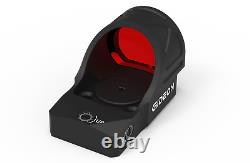 Gideon Optics Omega Reflex Sights, 3 MOA Red Single Dot Reticle, Black, OM50RD