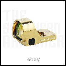 Gold Red Dot For Glock Mos 17 19 19x 20 21 22 23 34 35 45 47 Rmr Footprint