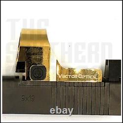 Gold Red Dot For Glock Mos 17 19 19x 20 21 22 23 34 35 45 47 Rmr Footprint