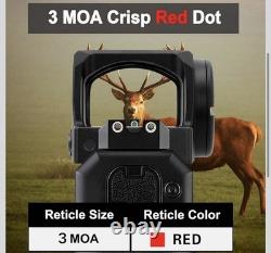 Gowutar GP-6 Open Reflex Dot Sight 3 MOA Red Shake Awake Waterproof MSRP $149