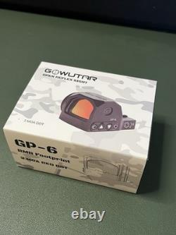 Gowutar GP-6 Open Reflex Dot Sight 3 MOA Red Shake Awake Waterproof MSRP $149