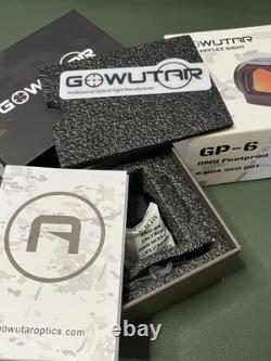 Gowutar GP-6 Open Reflex Dot Sight 3 MOA Red Shake Awake Waterproof MSRP $149