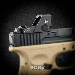 Green Dot 3 & 56 MOA Circle Ring Reticle Sight for RMR/407C Cut Glock S&W Canik