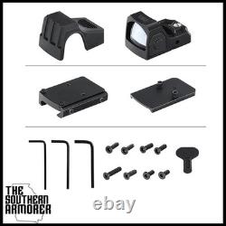 Green Dot Shake Awake Optic Sight + Adapter for GLOCK MOS 17 19 19X 45 47