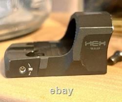 HEX WASP 3 MOA Red Dot Sight Black Springfield micro/ RMSc Mount with Screws