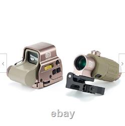 HHS 558 Sight Red Green Dot G33 Magnifier with Holographic Airsoft Hunting Scope