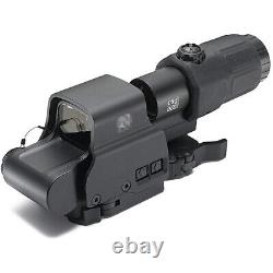 HHS Holographic 558 Sight Red Green Dot Airsoft Hunting Scope with G33 Magnifier