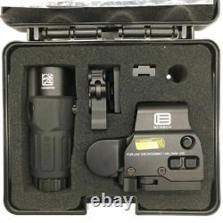 HHS Holographic 558 Sight Red Green Dot Airsoft Hunting Scope with G33 Magnifier