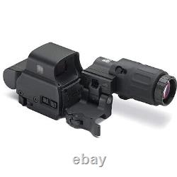 HHS Holographic 558 Sight Red Green Dot Airsoft Hunting Scope with G33 Magnifier