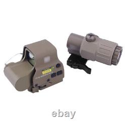 HHS Holographic EXPS3-2 558 Sight Red Green Dot Scope with G33 Magnifier Clone