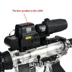 HHS Holographic Red Green Dot 558+G33 Magnifier Airsoft Scope Sight combination