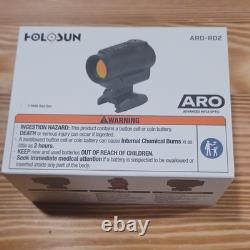 HOLOSUN ARO-RD2 1x20mm 2 MOA Red Dot Sight Black Picatinny Shake Awake