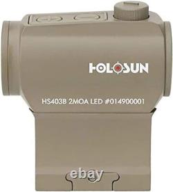 HOLOSUN HS403B-FDE Red Dot Sight, (HS403B-FDE)