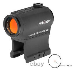 HOLOSUN HS403B Red Dot Sight, 2MOA Dot, Shake Awake Technology Used