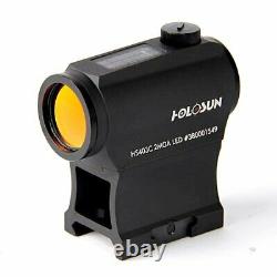 HOLOSUN HS403C Solar Power Micro Red Dot Sight Black