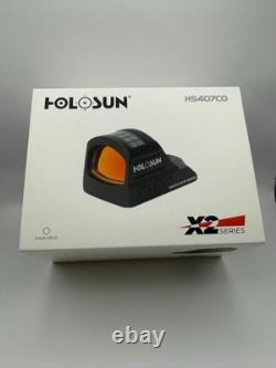 HOLOSUN HS407CO-X2 8MOA Red Dot Sight Black Brand New