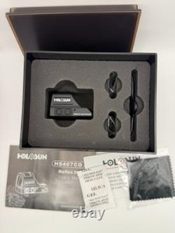 HOLOSUN HS407CO-X2 8MOA Red Dot Sight Black Brand New