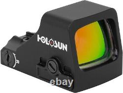 HOLOSUN HS407KX2 Reflex Sight, Red Dot Sight, 6 MOA Dot, Shake Awake Technology