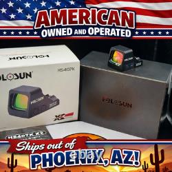 HOLOSUN HS407K-X2 6 MOA Red Dot Sight Black