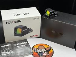 HOLOSUN HS407K-X2 6 MOA Red Dot Sight Black
