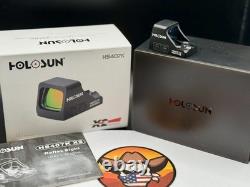 HOLOSUN HS407K-X2 6 MOA Red Dot Sight Black