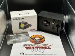 HOLOSUN HS407K-X2 6 MOA Red Dot Sight Black