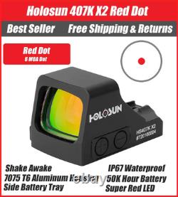HOLOSUN HS407K-X2 Red Dot Sight Black