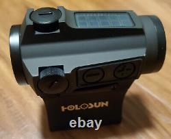 HOLOSUN HS503CU Paralow 2 MOA Red Dot 65 MOA Circle Solar 1X Sight