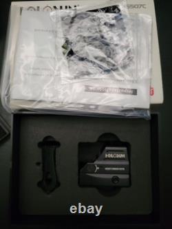 HOLOSUN HS507C Red 2 MOA Dot Solar Powered Handgun Sight Picatinny 24mm