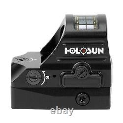 HOLOSUN HS507C-X2 Classic Multi Reticle Red Dot Sight, Black