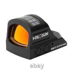 HOLOSUN HS507C X2 RED Dot Reflex Sight 507C Optic for RMR Pattern Cut Out SOLAR