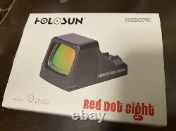 HOLOSUN HS507K Red Dot Sight brand new in original packaging. Never Installed